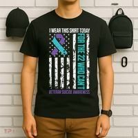 Veteran Suicide Prevention Suicide Awareness Crisis T-Shirt thumb 6