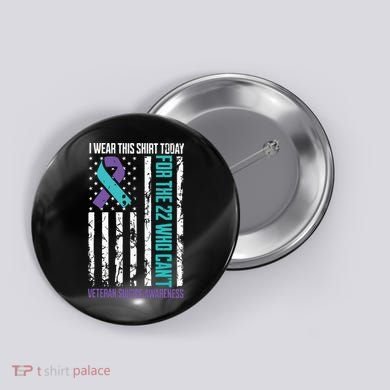 Veteran Suicide Prevention Suicide Awareness Crisis Button