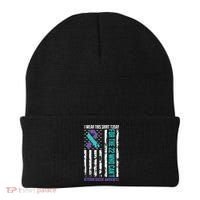 Veteran Suicide Prevention Suicide Awareness Crisis Beanie thumb 0