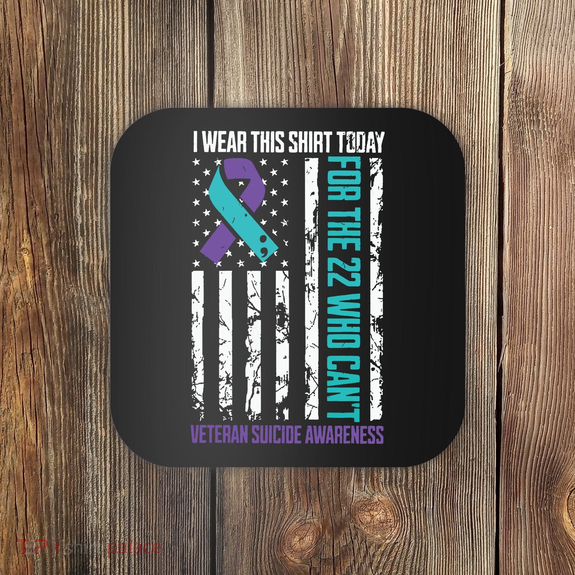 Veteran Suicide Prevention Suicide Awareness Crisis Coaster