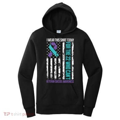 Veteran Suicide Prevention Suicide Awareness Crisis Women's Hoodie