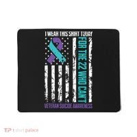 Veteran Suicide Prevention Suicide Awareness Crisis Mousepad thumb 0