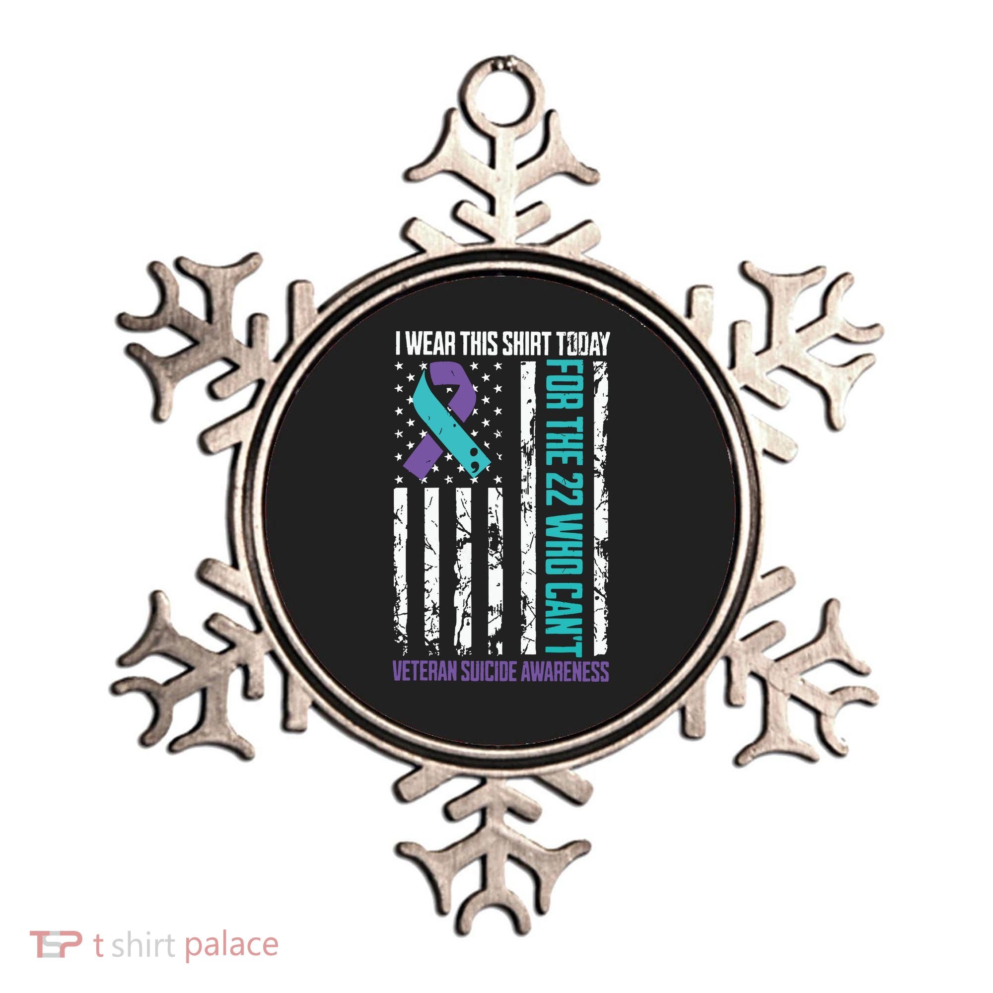 Veteran Suicide Prevention Suicide Awareness Crisis Ornament