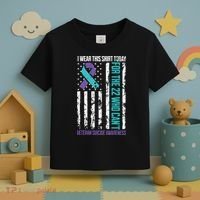 Veteran Suicide Prevention Suicide Awareness Crisis Toddler T-Shirt thumb 3