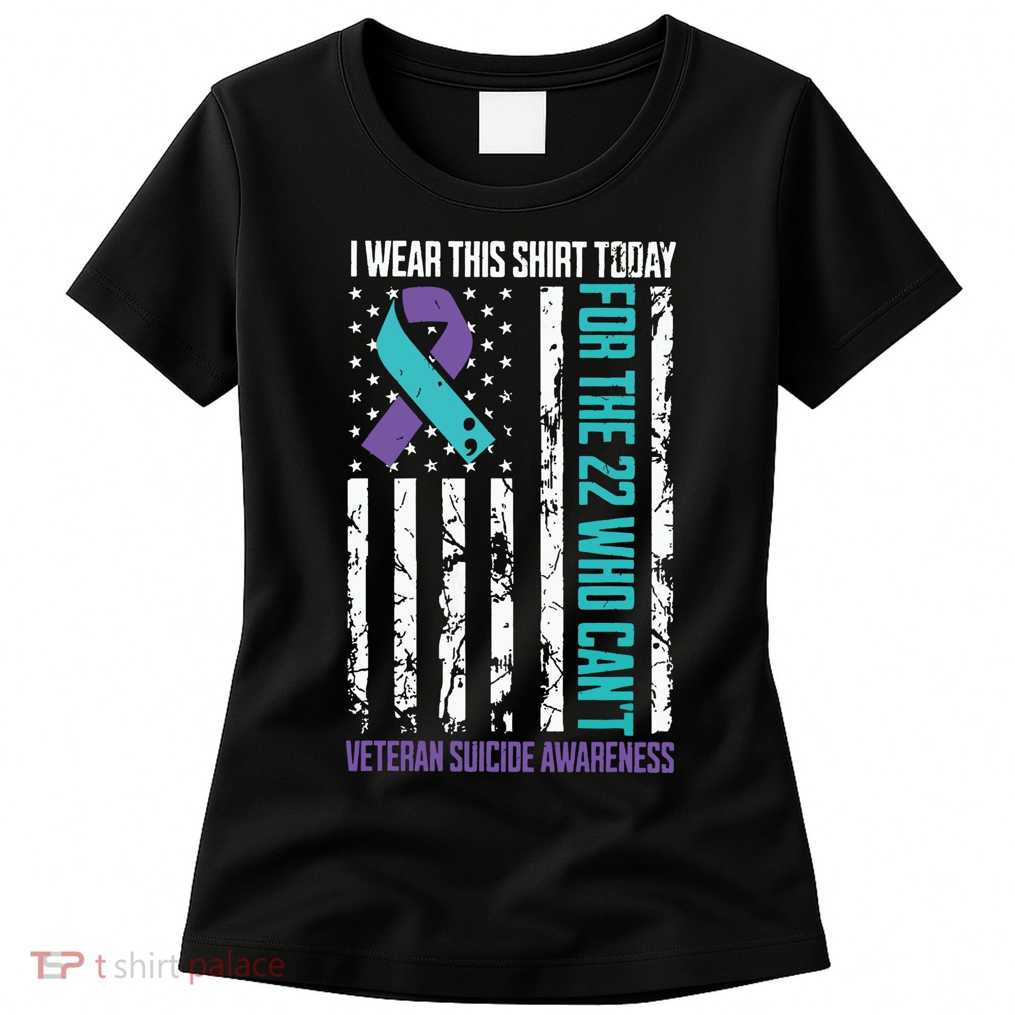 Veteran Suicide Prevention Suicide Awareness Crisis Women's T-Shirt