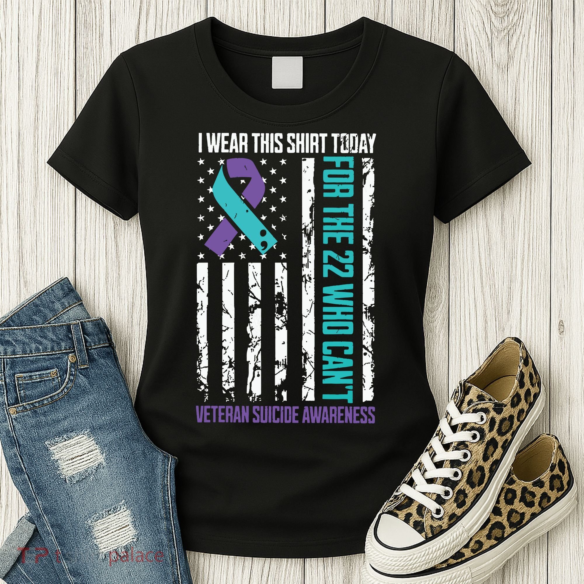Veteran Suicide Prevention Suicide Awareness Crisis Women's T-Shirt