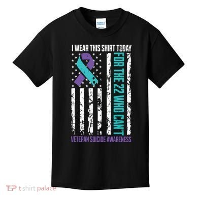 Veteran Suicide Prevention Suicide Awareness Crisis Kids T-Shirt