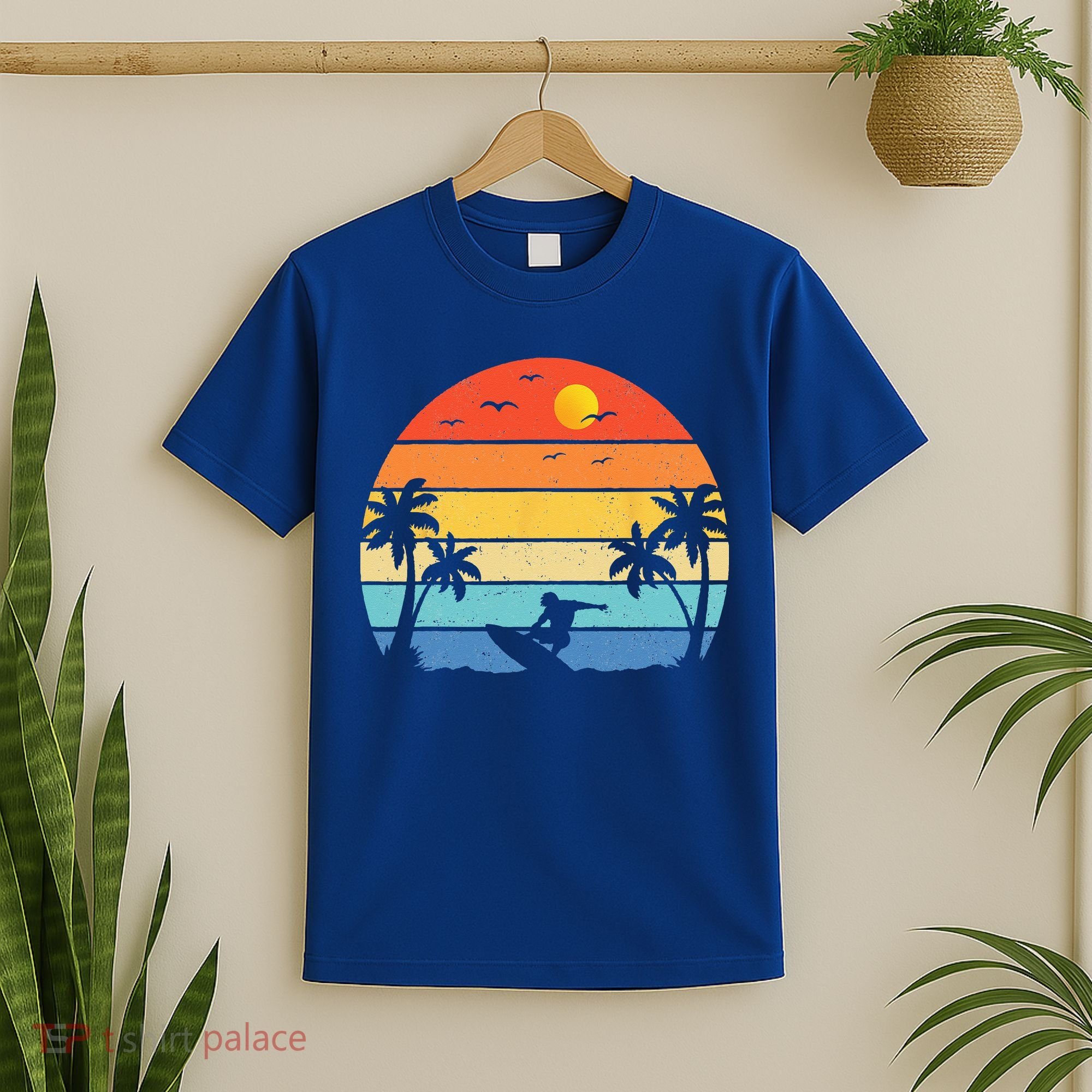 Vintage Surfer Retro Surfing Beach Surf T-Shirt