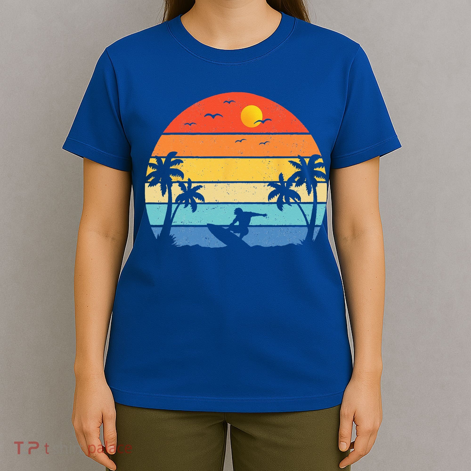 Vintage Surfer Retro Surfing Beach Surf T-Shirt