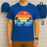 Vintage Surfer Retro Surfing Beach Surf T-Shirt thumb 6