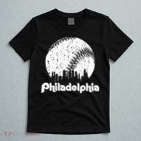 Vintage Skyline Retro Philadelphia Phill Baseball Dancing T-Shirt thumb 5