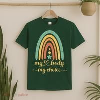 Vintage Stars Rainbow Pro Roe My Body My Choice T-Shirt thumb 2