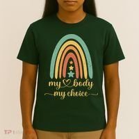 Vintage Stars Rainbow Pro Roe My Body My Choice T-Shirt thumb 4