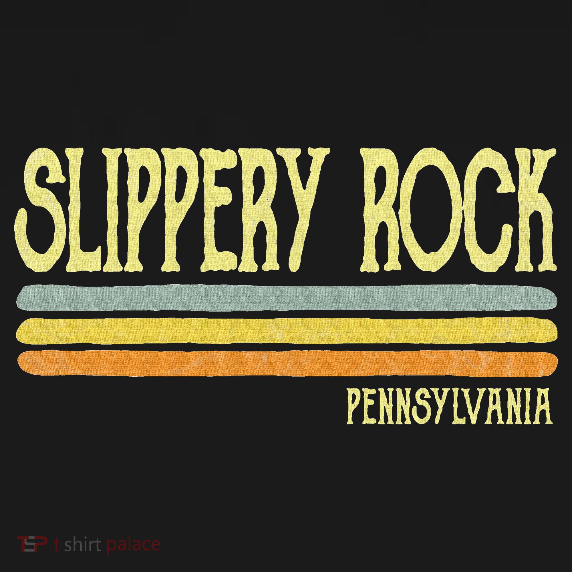 Vintage Slippery Rock Pennsylvania Pa Souvenir T-Shirt