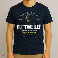 Vintage Styled Retro Rottweiler T-Shirt thumb 3