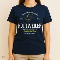 Vintage Styled Retro Rottweiler T-Shirt thumb 4