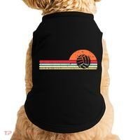 Volleyball Sunset Retro Chest Coach Player Men Women Doggie Tank thumb 0