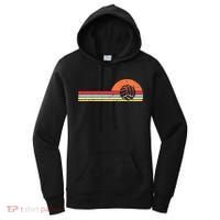 Volleyball Sunset Retro Chest Coach Player Men Women Women's Hoodie thumb 0