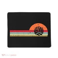 Volleyball Sunset Retro Chest Coach Player Men Women Mousepad thumb 0