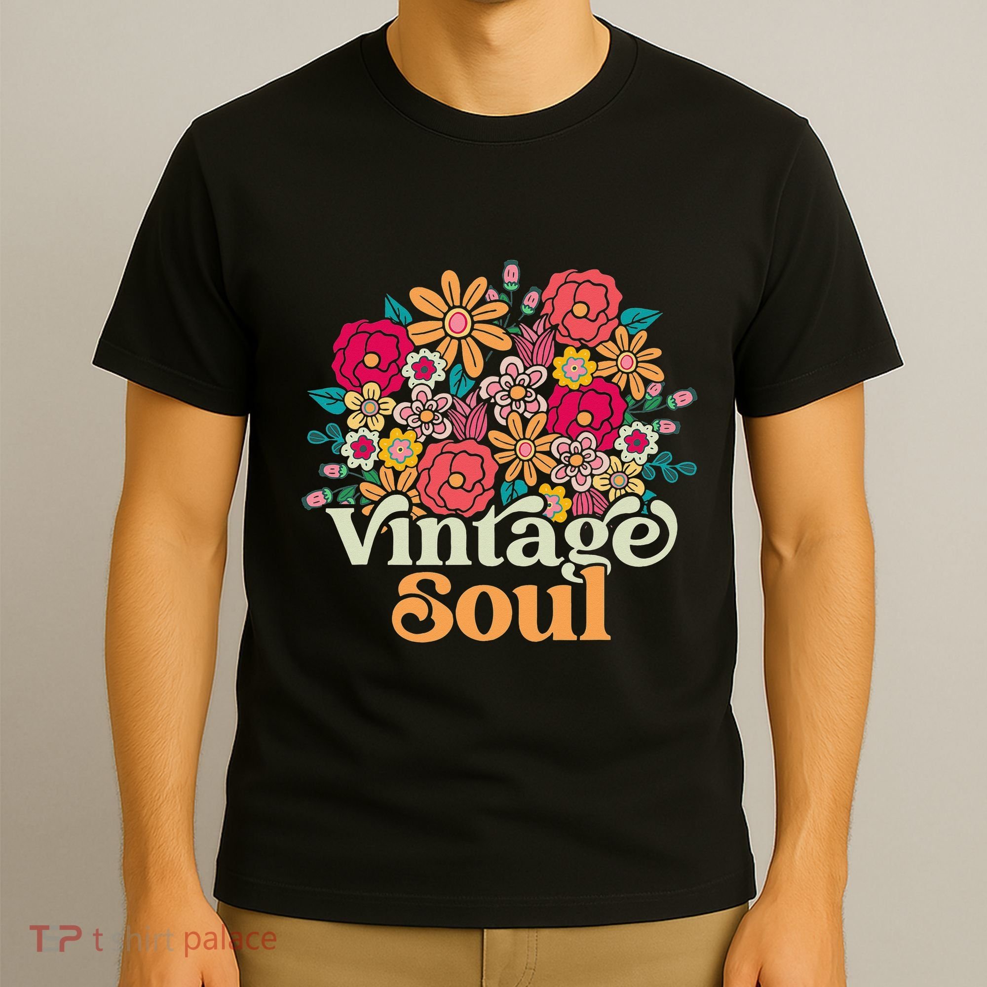 Vintage Soul Retro 70s 80s 90s Old School T-Shirt