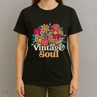 Vintage Soul Retro 70s 80s 90s Old School T-Shirt thumb 4