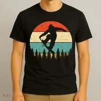 Vintage Snowboarding Retro Snowboard T-Shirt thumb 3