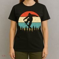 Vintage Snowboarding Retro Snowboard T-Shirt thumb 4