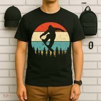 Vintage Snowboarding Retro Snowboard T-Shirt thumb 6