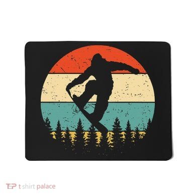 Vintage Snowboarding Retro Snowboard Mousepad