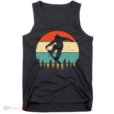 Vintage Snowboarding Retro Snowboard Tank Top