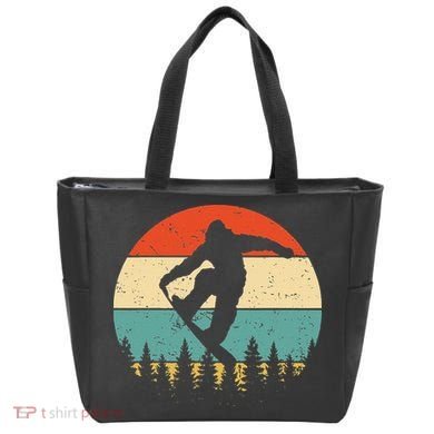 Vintage Snowboarding Retro Snowboard Tote Bag