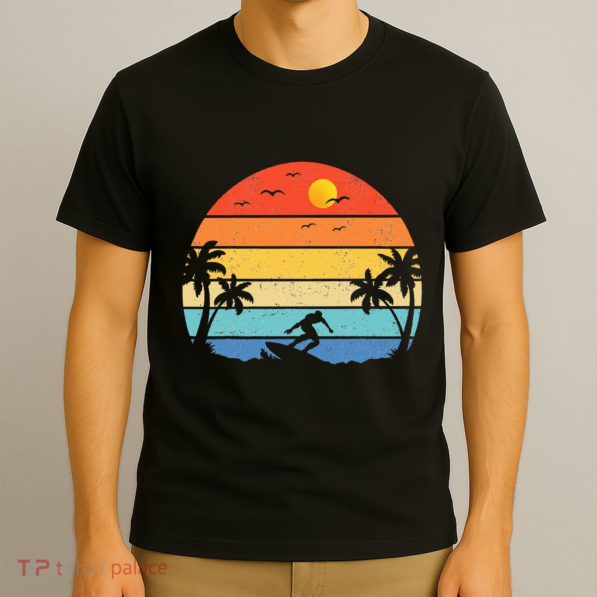 Vintage Surfer Retro Surfing Beach Surf T-Shirt