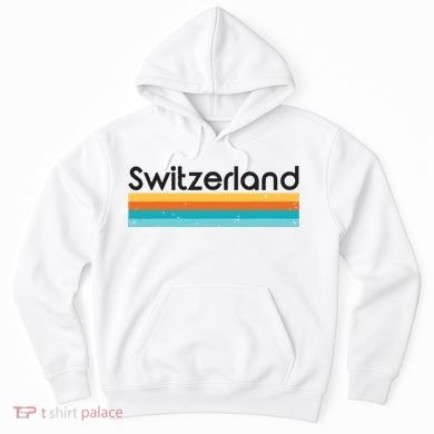 Vintage Switzerland Retro Design Hoodie