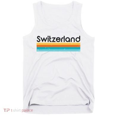 Vintage Switzerland Retro Design Tank Top