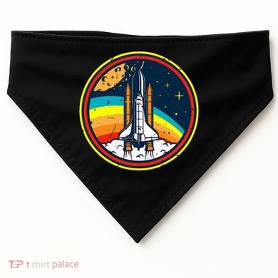 Vintage Space Shuttle Space Lover & Astronomy Stargazer USA-Made Doggie Bandana