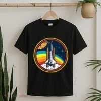Vintage Space Shuttle Space Lover & Astronomy Stargazer T-Shirt thumb 2