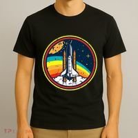 Vintage Space Shuttle Space Lover & Astronomy Stargazer T-Shirt thumb 3