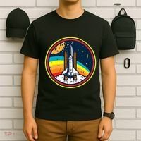 Vintage Space Shuttle Space Lover & Astronomy Stargazer T-Shirt thumb 6
