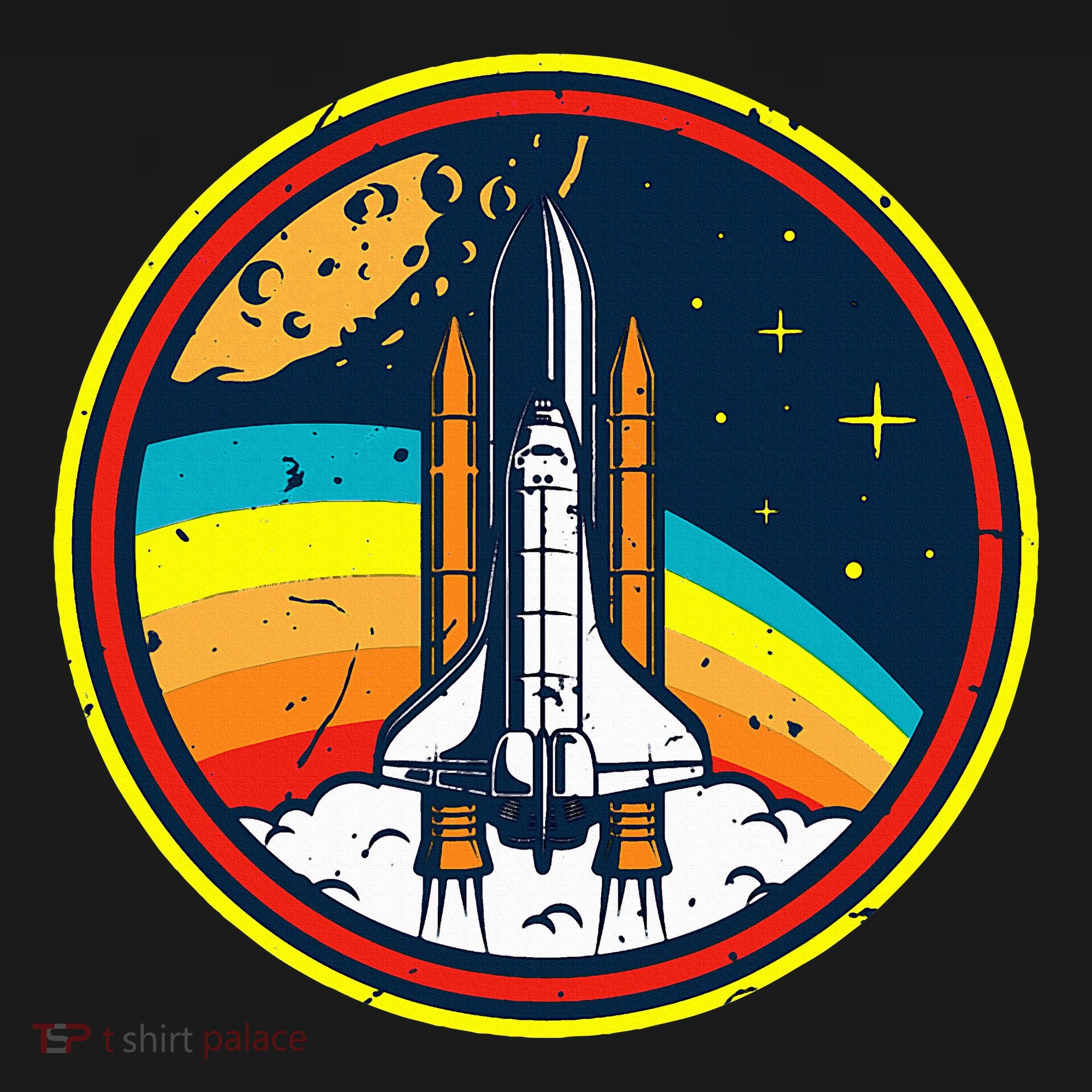 Vintage Space Shuttle Space Lover & Astronomy Stargazer T-Shirt