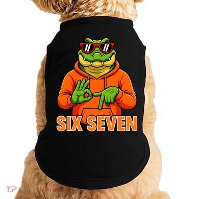 Vintage Six Seven Gator Name 6-7 Meme Funny Doggie Tank