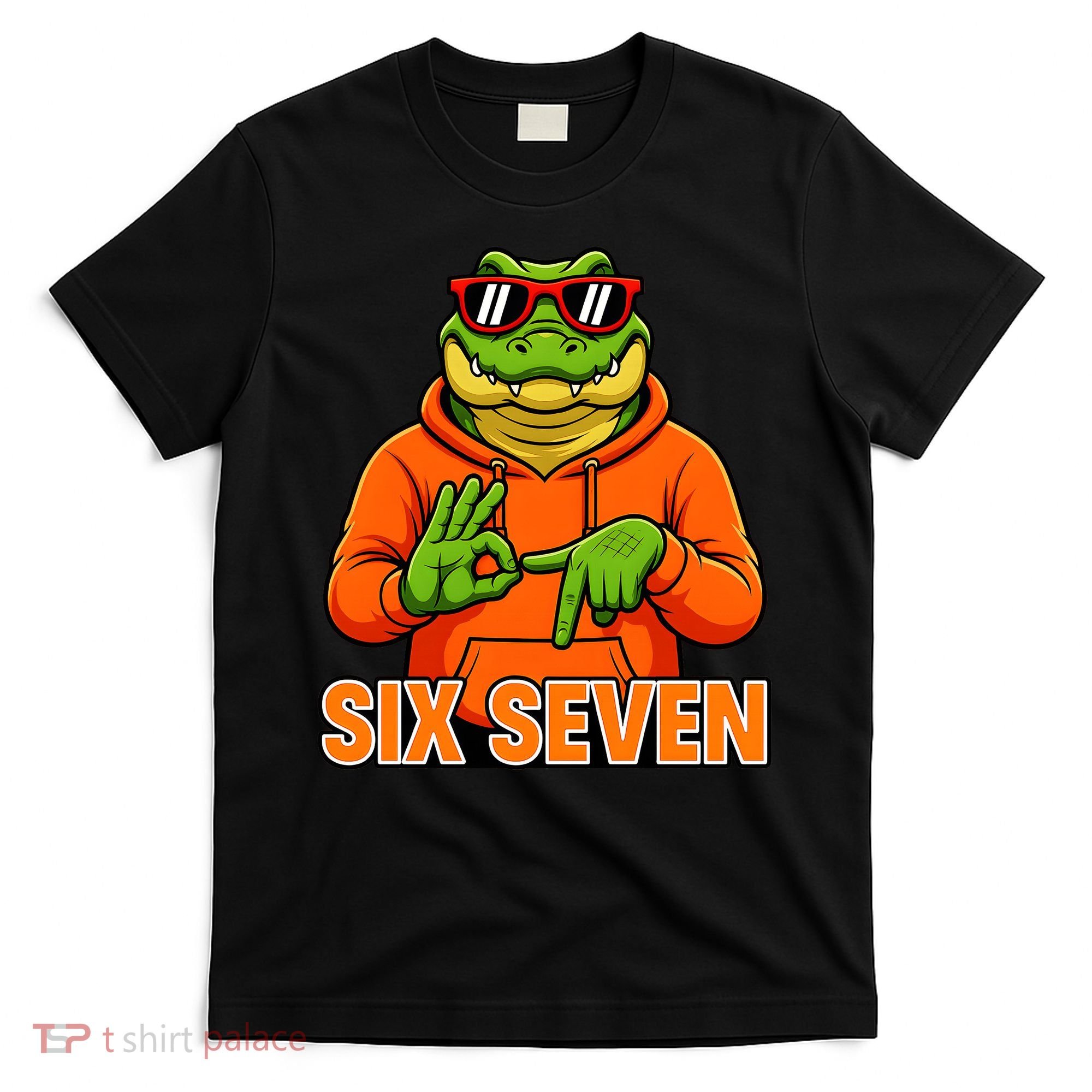 Vintage Six Seven Gator Name 6-7 Meme Funny T-Shirt