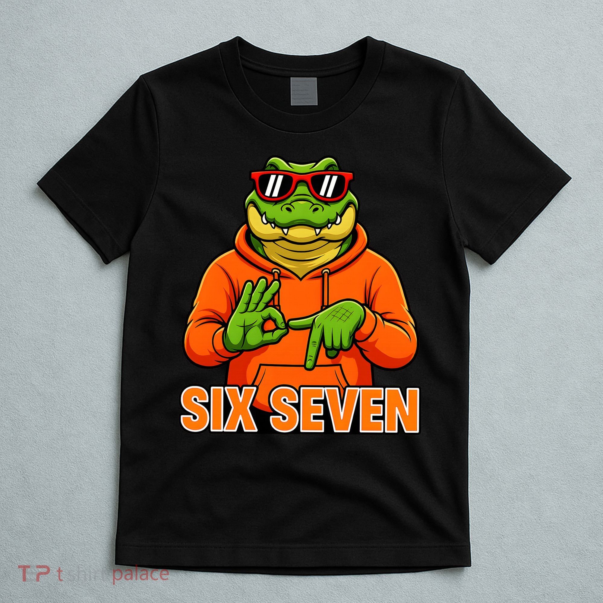 Vintage Six Seven Gator Name 6-7 Meme Funny T-Shirt