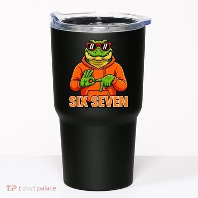 Vintage Six Seven Gator Name 6-7 Meme Funny Tumbler