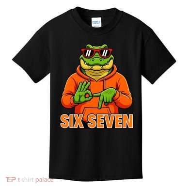 Vintage Six Seven Gator Name 6-7 Meme Funny Kids T-Shirt