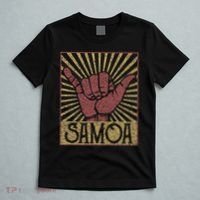 Vintage Shaka Samoa Samoan Beach Sunset Surfer T-Shirt thumb 5