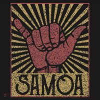 Vintage Shaka Samoa Samoan Beach Sunset Surfer T-Shirt thumb 7