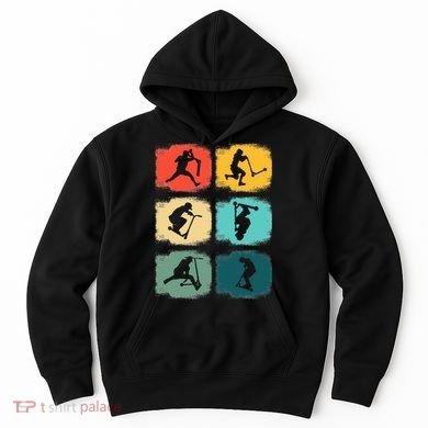 Vintage Stunts Scooter Trick Rider Scooter Gift Hoodie