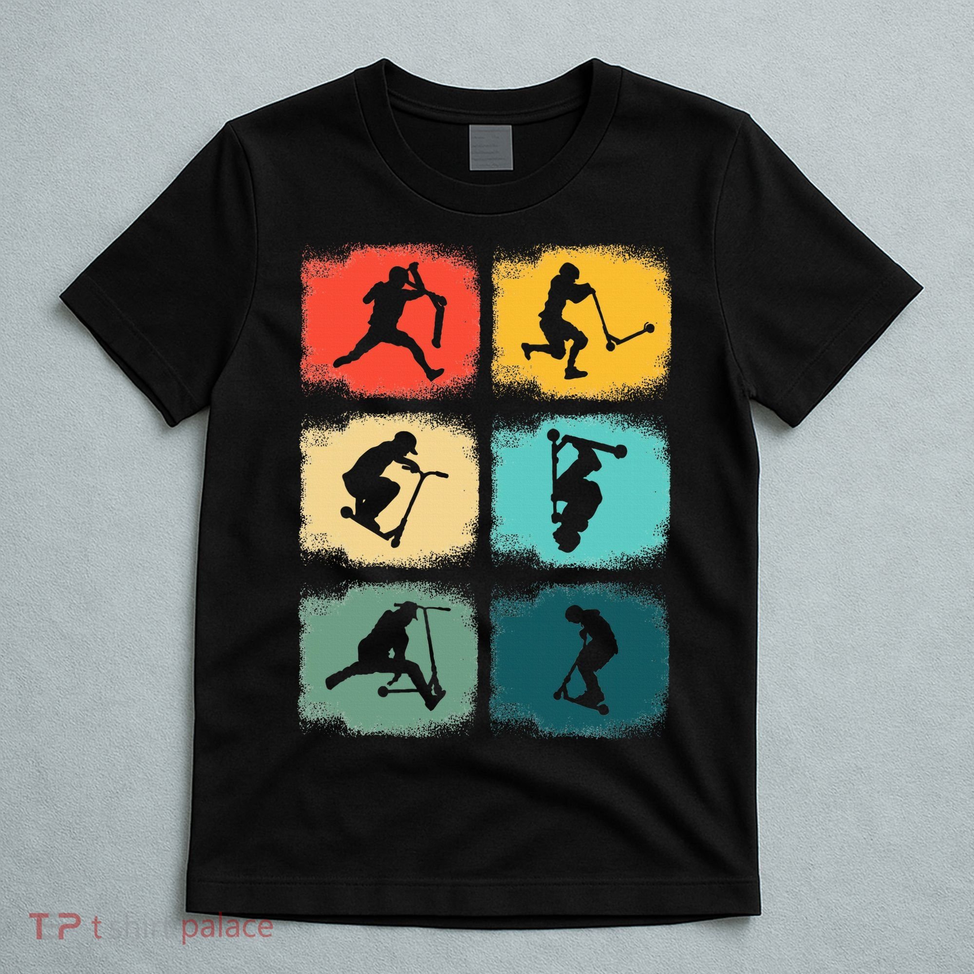 Vintage Stunts Scooter Trick Rider Scooter Gift T-Shirt