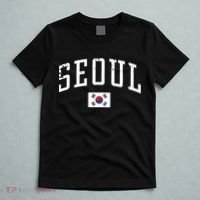 Vintage Seoul South Korea Country Flag Souvenir Vacation T-Shirt thumb 5