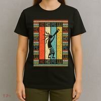 Vintage Style Silhouette Kokopelli Flute Native American T-Shirt thumb 4